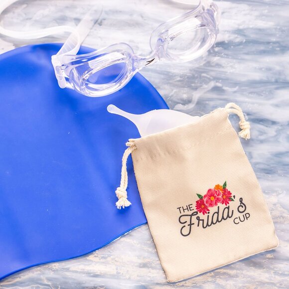 Frida's Menstrual Cup Trio: 3 Sizes (S, M, L) with Pouch & Cleaning Brush - Picture 8 of 10